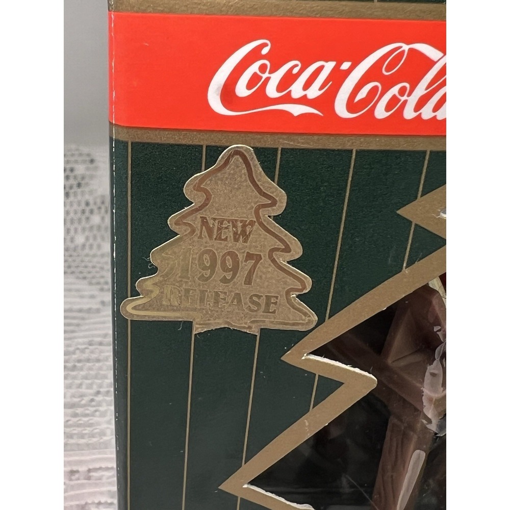 Coca-Cola Trim A Tree Santa's List 1997 Ornament Enesco w Box Vintage - Picture 16 of 16